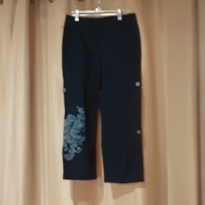 Style&co. 4 petite Cropped convertible cargos.